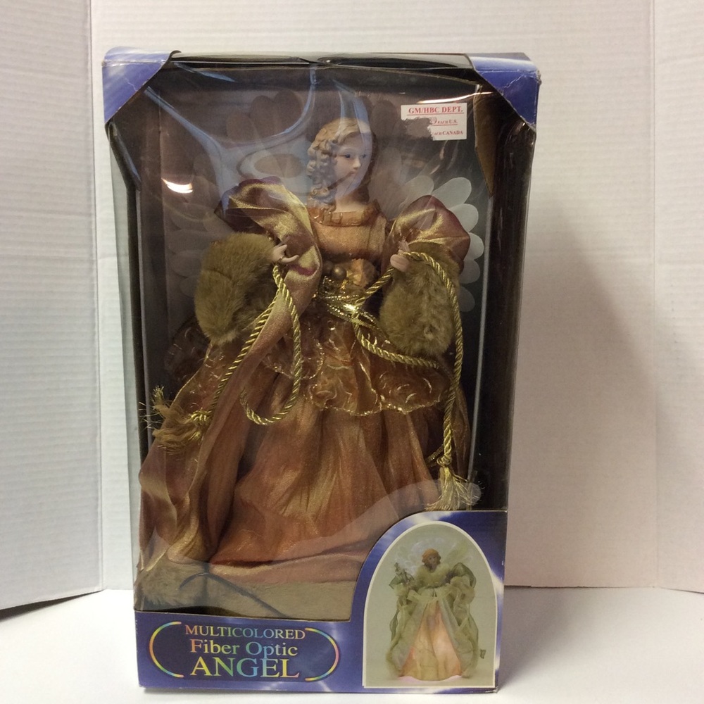 Dan Dee Multicolored Fiber Optic Christmas Angel